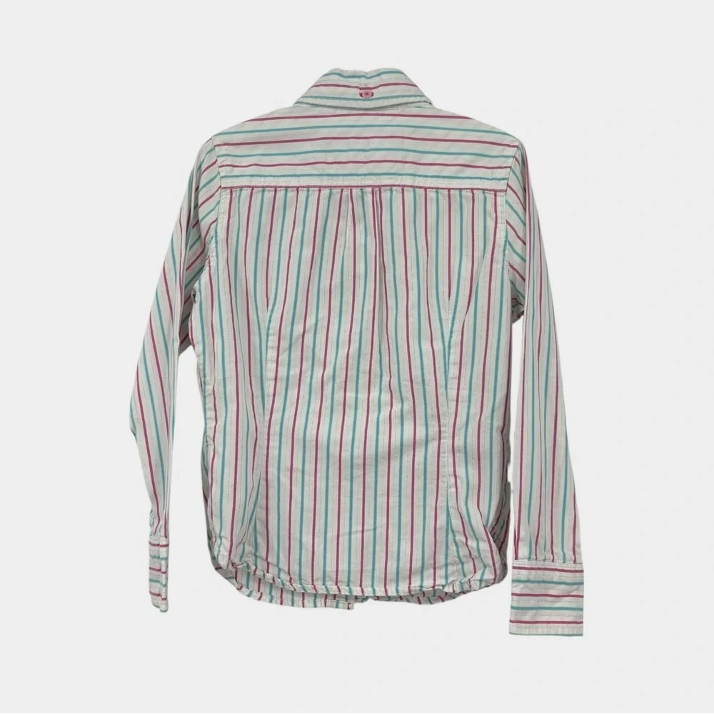 GAP Kids Long Sleeve Striped Blouse Girls Size S 6/7